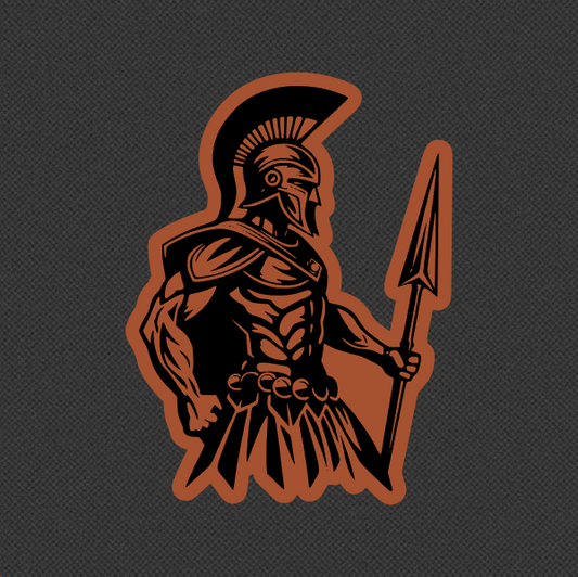 Trojan Spartan Full Leatherette Hat Patch