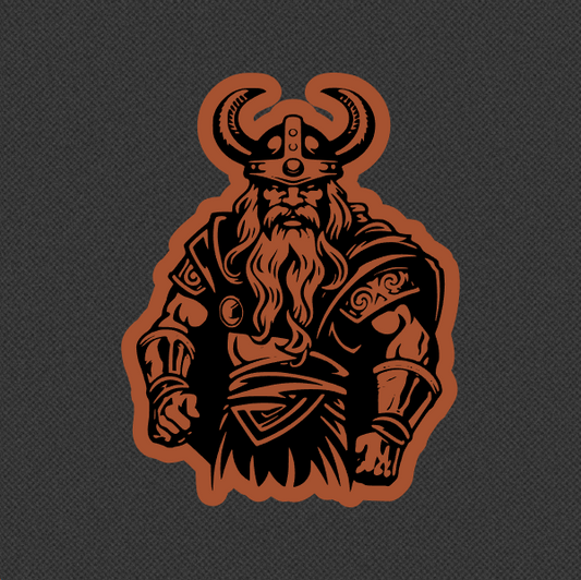 Viking Norse Full Leatherette Hat Patch