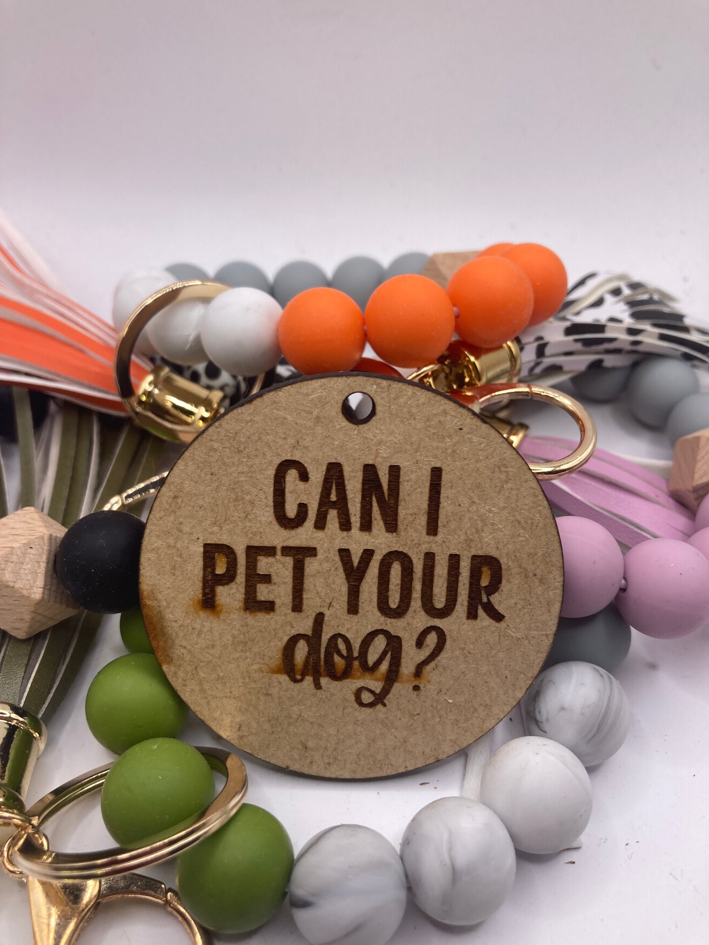 Can I Pet Your Dog Wooden Accessory Token