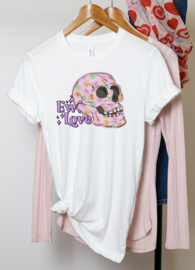 Ew Love Sublimation Transfer