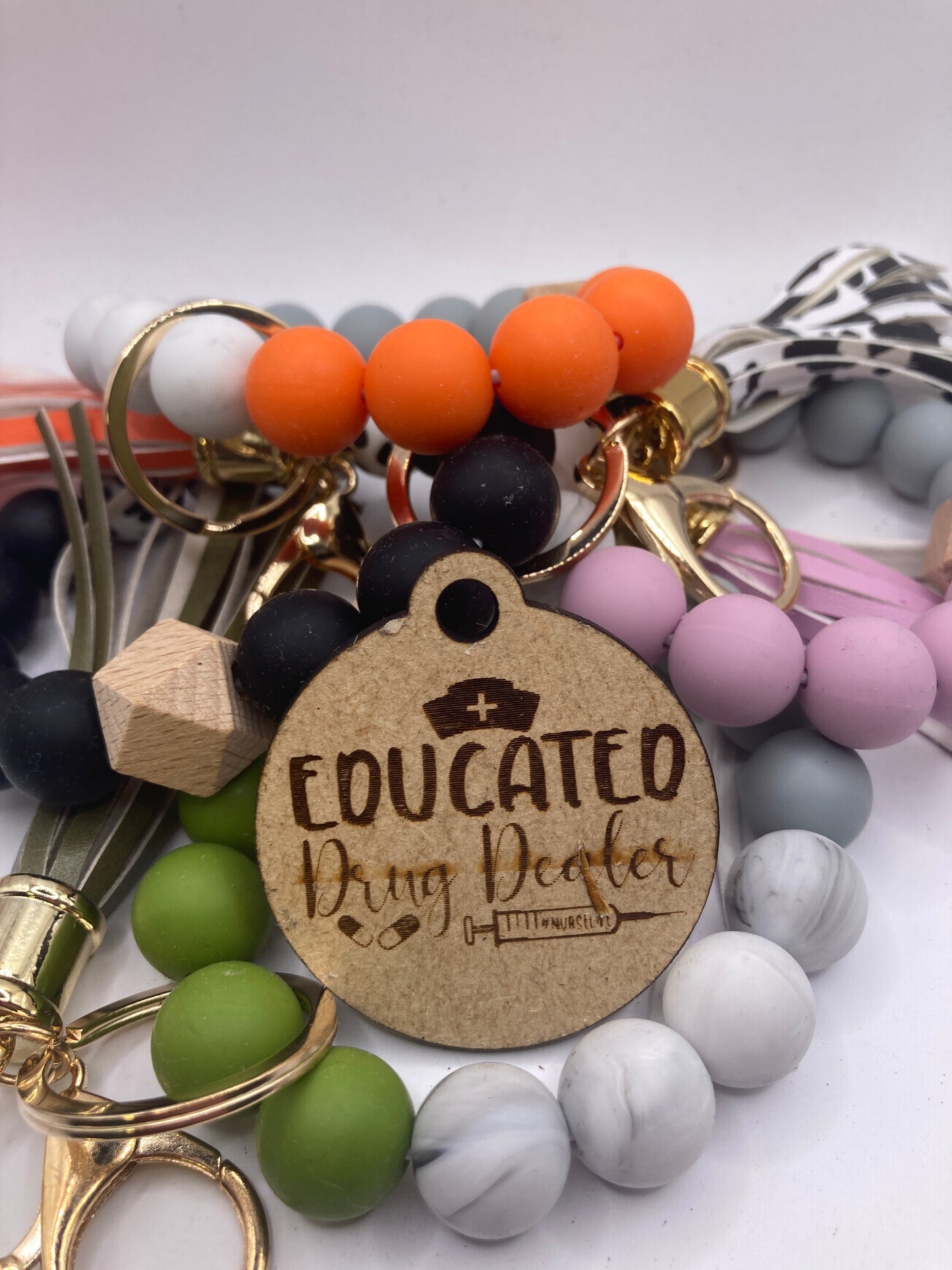 Educated Drug Dealer Wooden Accessory Token
