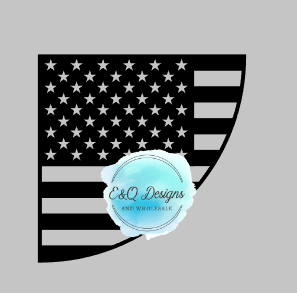 American Flag Sleeve Template