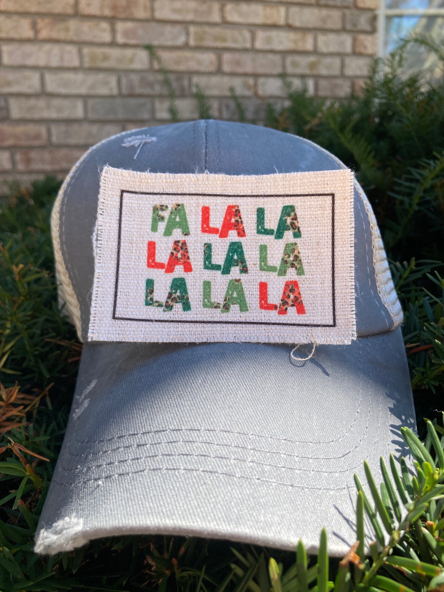 Fa La La La La Hat Patch