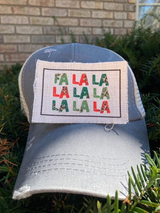 Fa La La La La Hat Patch