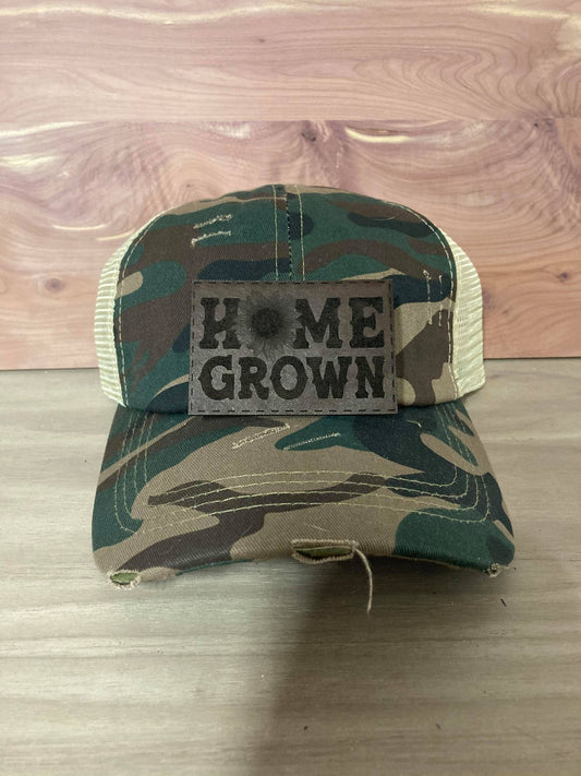 Home Grown Leatherette Hat Patch