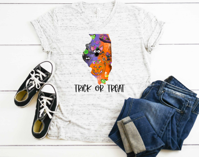 IL Trick Or Treat Sublimation Transfer