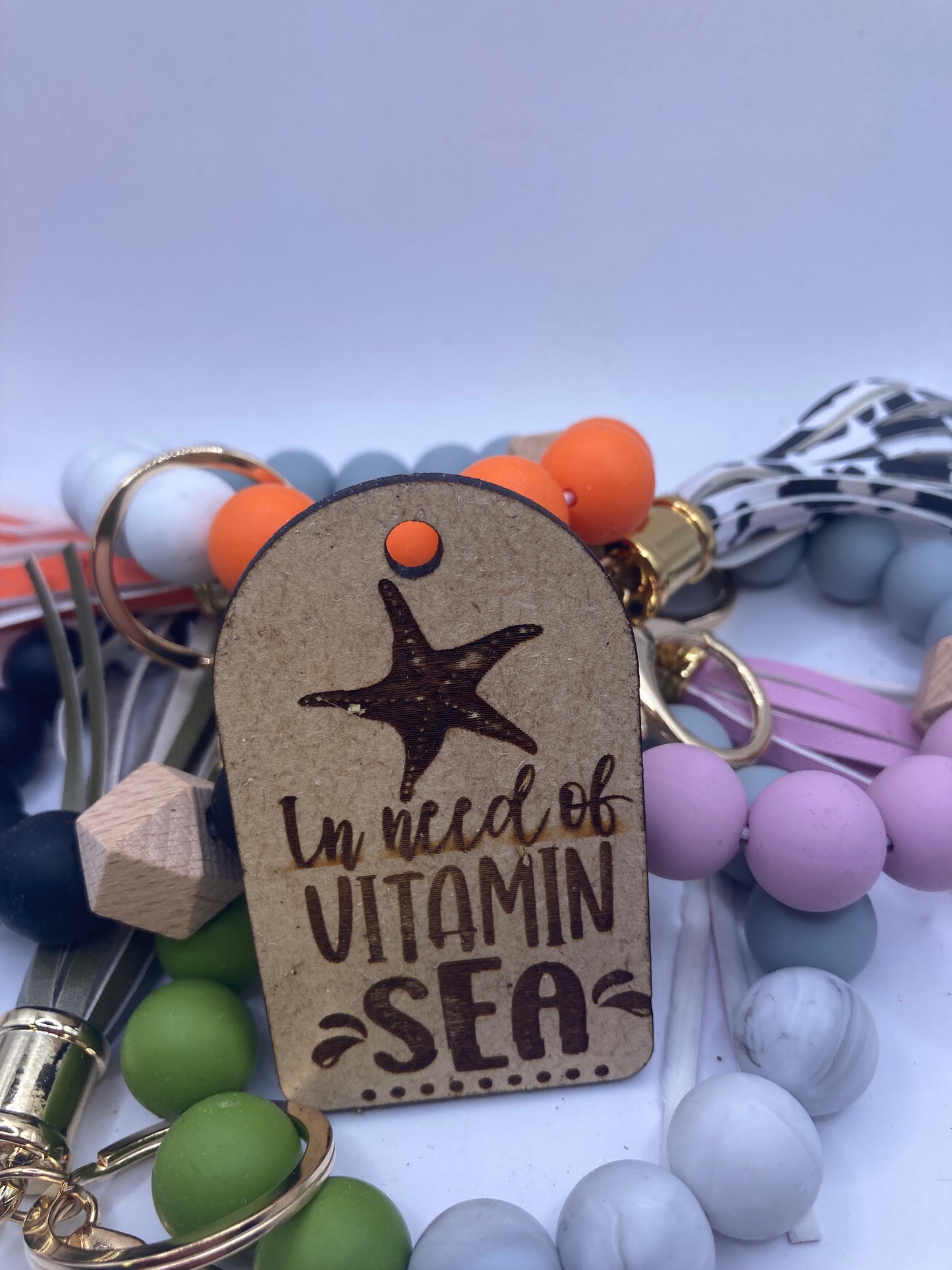 In Need of Vitamin Sea Wooden Accessory Token