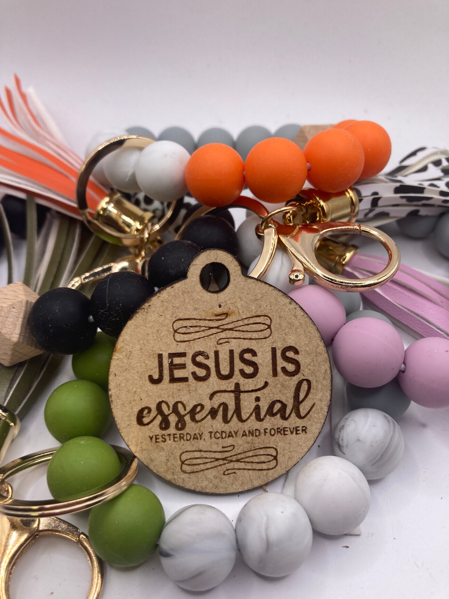 Jesus Is Essential Wooden Accessory Token
