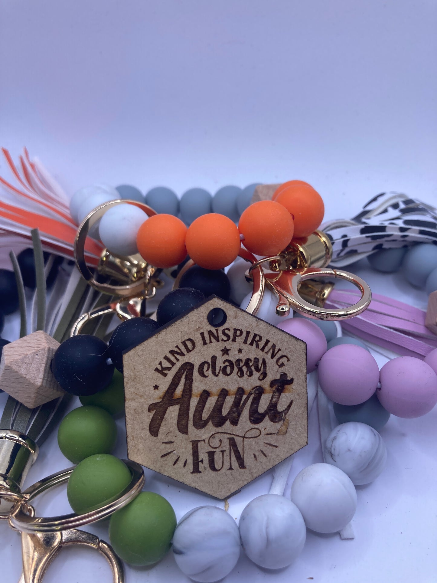 Kind Inspiring Aunt Wooden Accessory Token