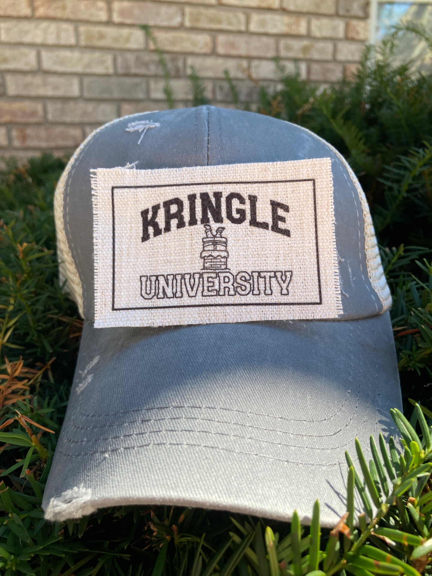 Kringle University Hat Patch