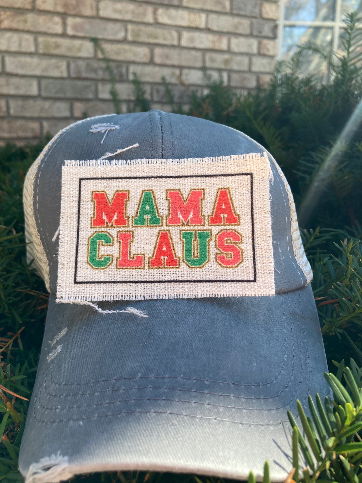 Mama Claus Hat Patch