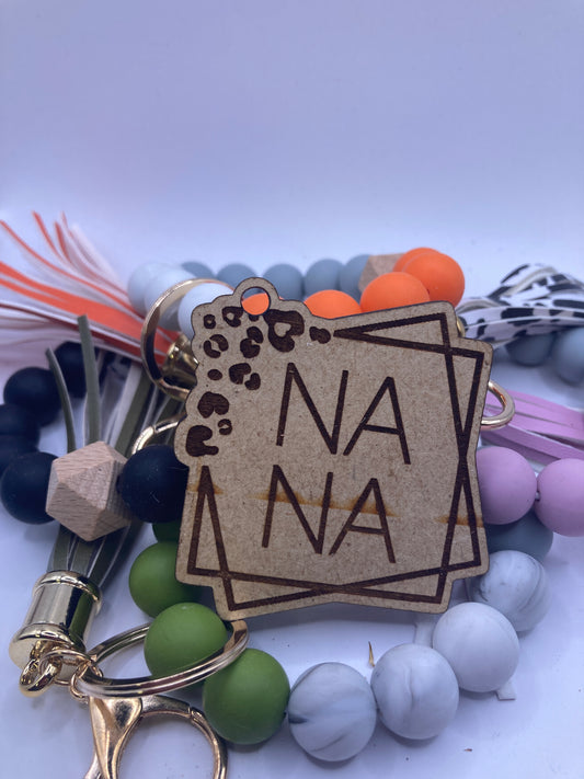 Nana Leopard Wooden Accessory Token