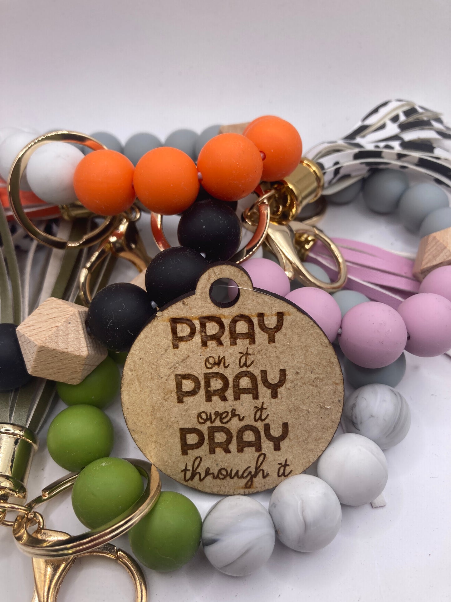 Pray On It, Over it, through It Wooden Accessory Token
