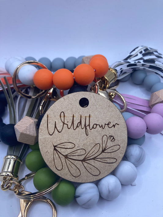 Wildflower Wooden Accessory Token