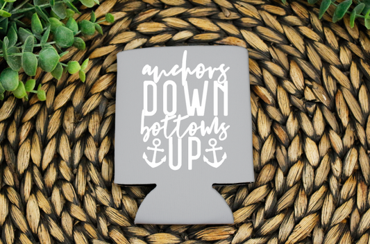 Anchors Down Bottoms Up Can Cooler Transfer