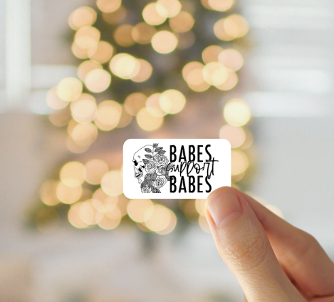 Babes Support Babes Thermal Sticker Set