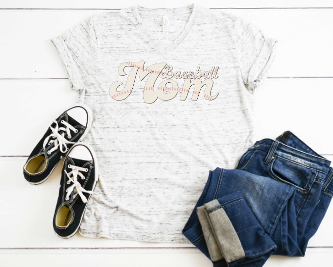 Baseball Mom Retro Sublimation Transfer