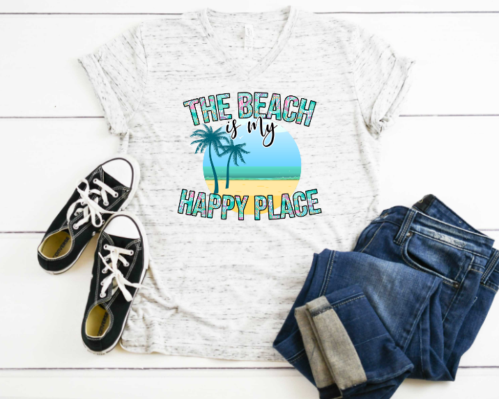 The Beach is my Happy Place Sublimation Transfer
