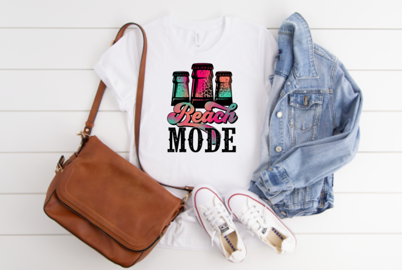 Beach Mode with Beer Bottles Sublimation Transfer