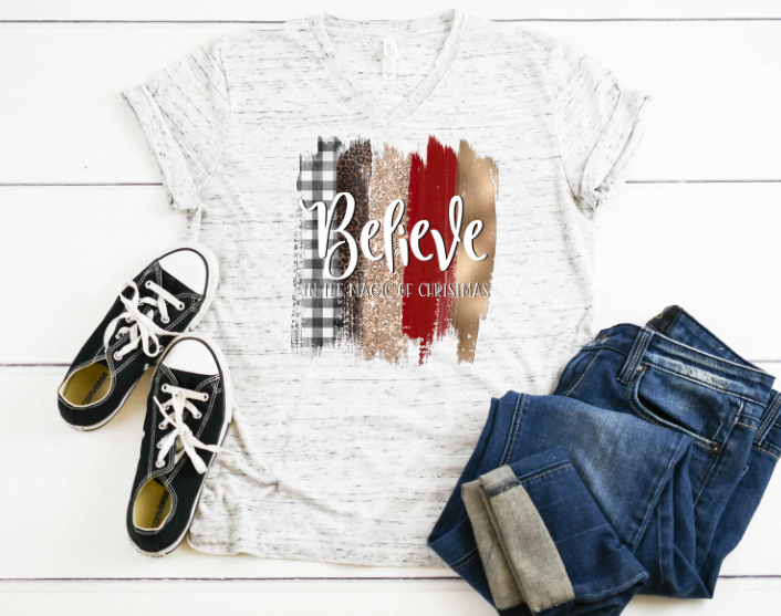 Believe In The Magic of Christmas Sublimation Transfer