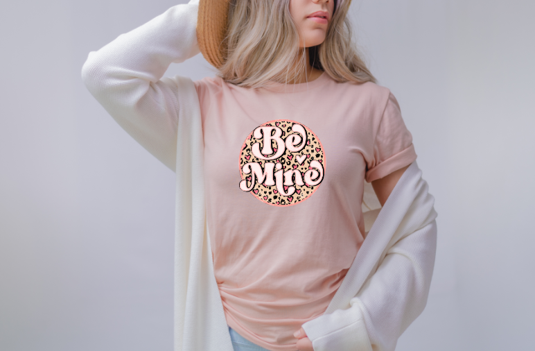 Be Mine Circle Sublimation Transfer