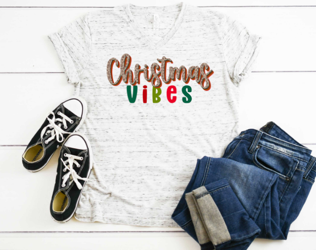 Christmas Vibes Sublimation Transfer