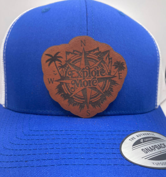 Explore More Leatherette Hat Patch