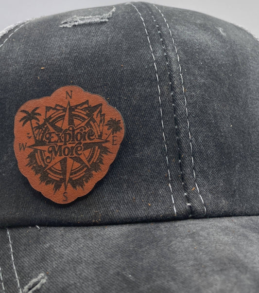 Explore More Small Leatherette Hat Patch