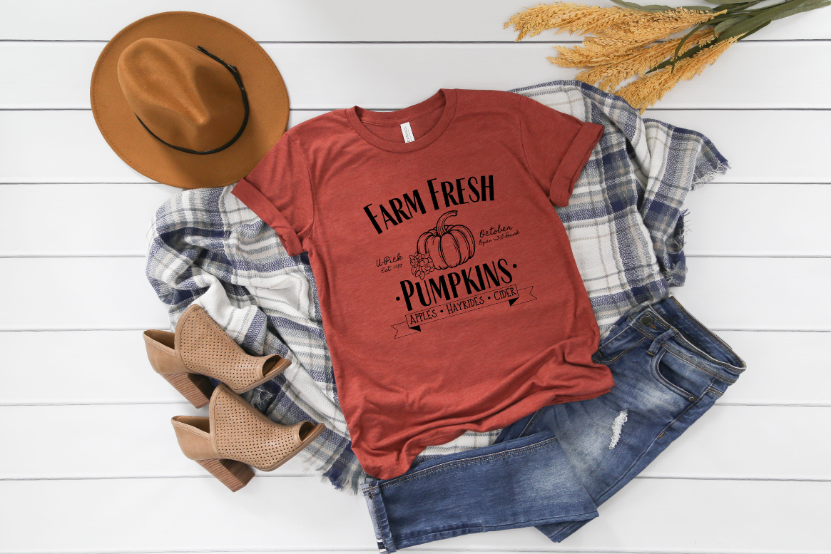 Farm Fresh Pumpkins Transfer
