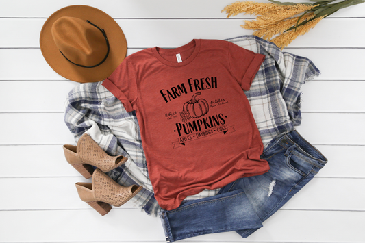 Farm Fresh Pumpkins Transfer