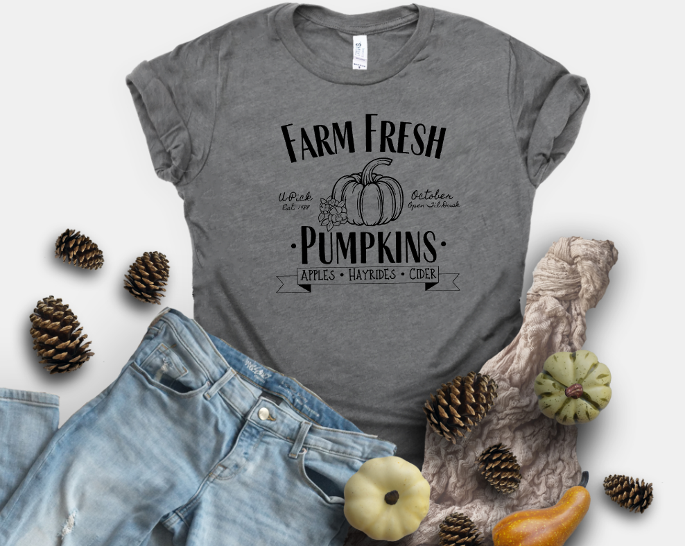 Farm Fresh Pumpkins Transfer