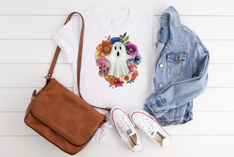 Floral Ghost Sublimation Transfer