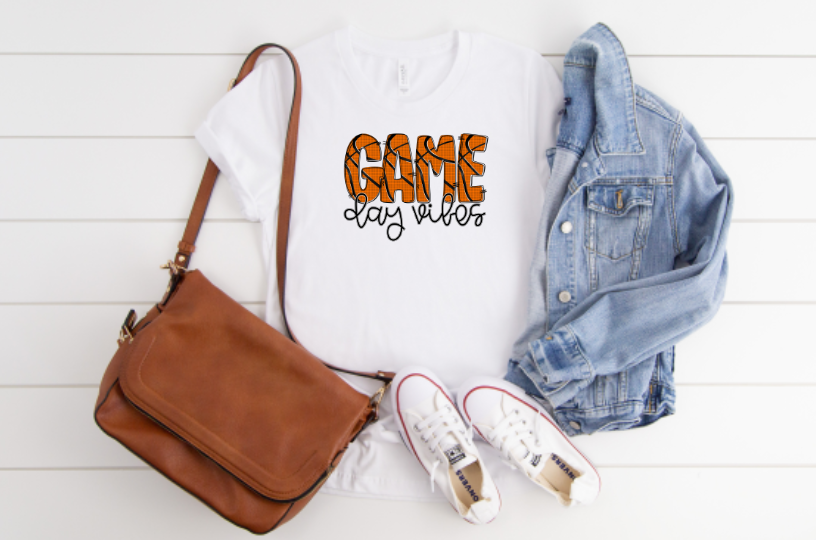 Game Day Vibes Basketball Sublimation Transfer