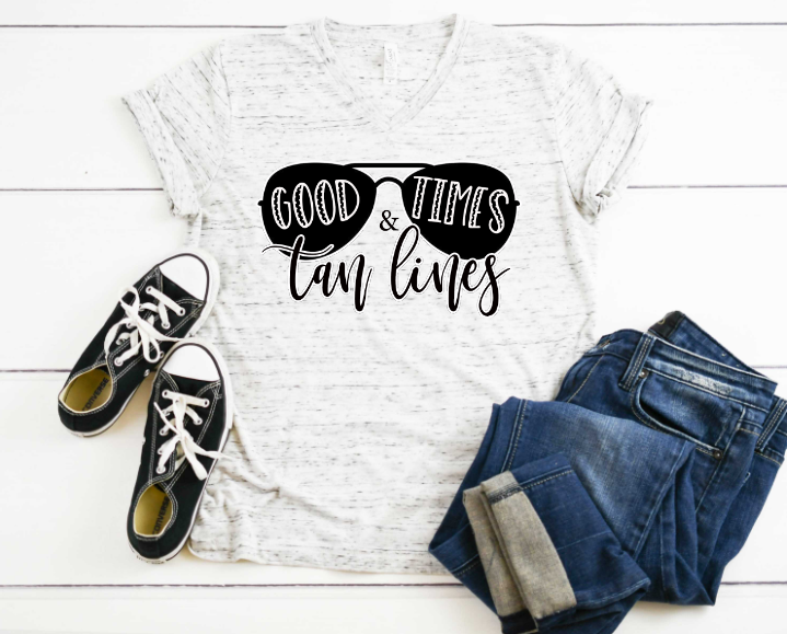 Good Times & Tan Lines Sublimation Transfer