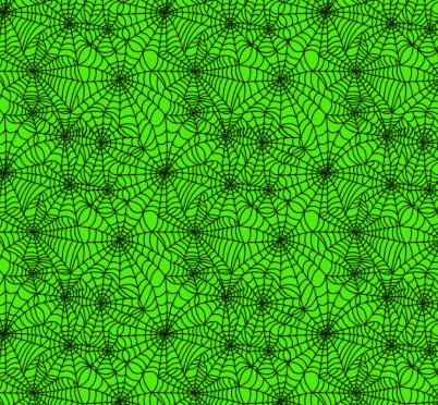 Spider Web Green Sublimation Transfer
