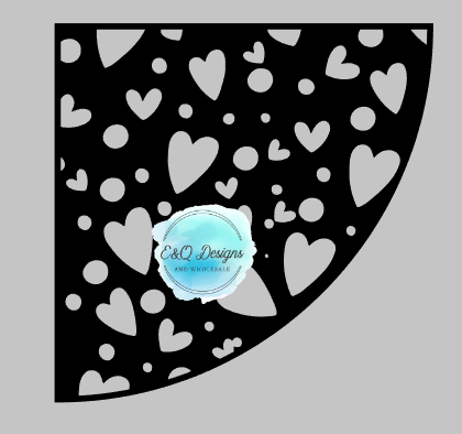 Heart Sleeve Template