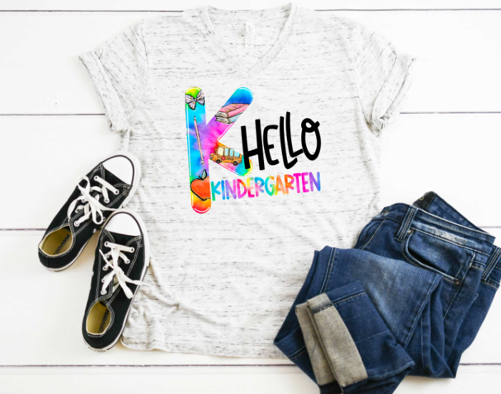 Hello Kindergarten Sublimation Transfer
