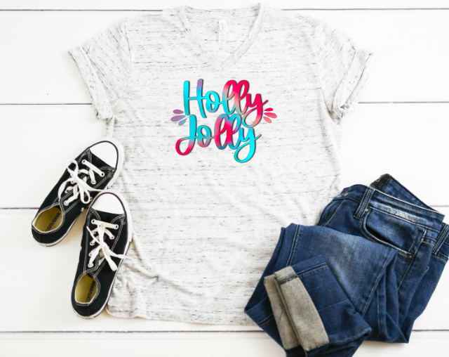 Holly Jolly Sublimation Transfer