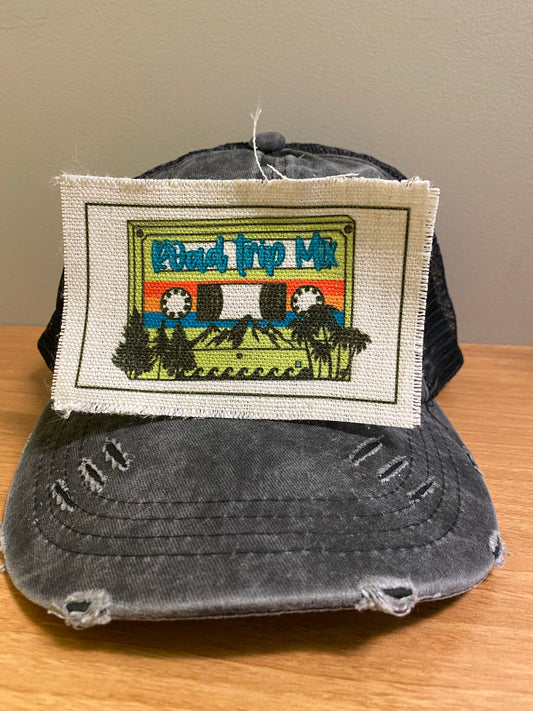 Road Trip Mix Hat Patch