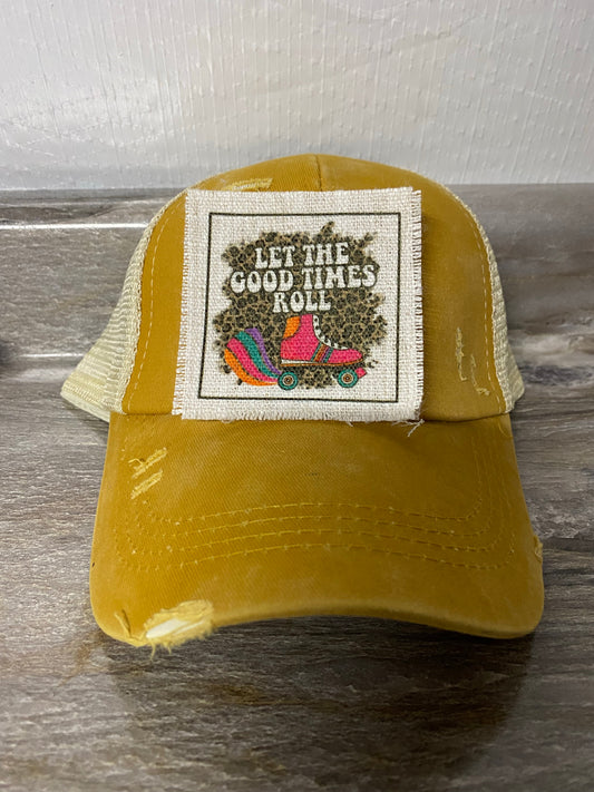 Let The Good Times Roll Hat Patch