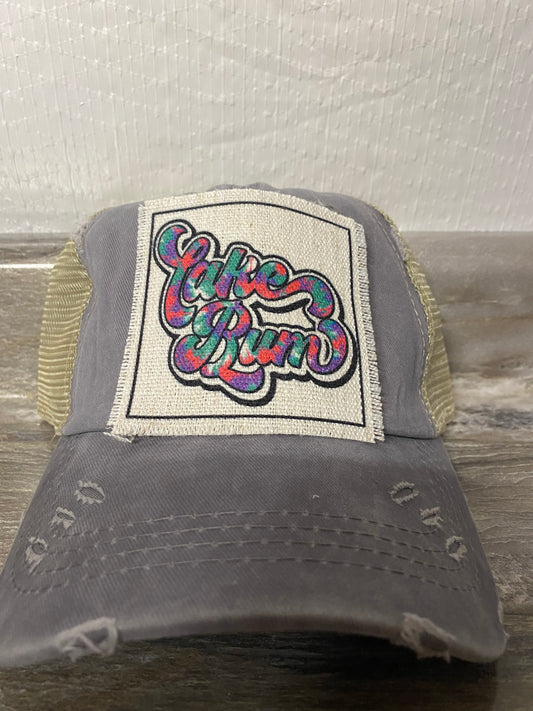Lake Bum Hat Patch