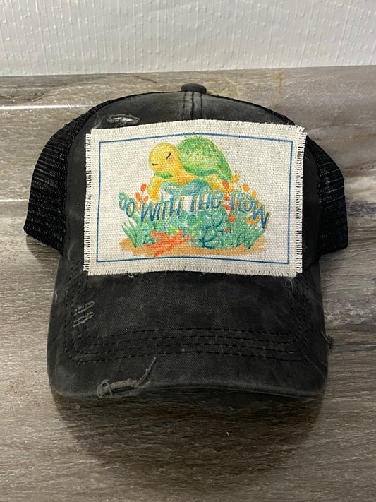 Go With The Flow Hat Patch