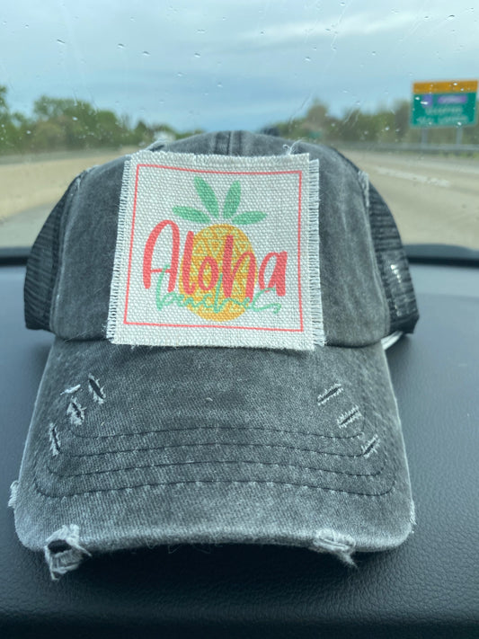 Aloha Beaches Hat Patch