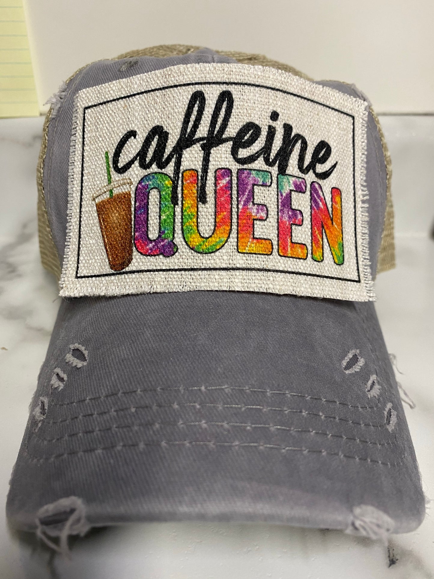 Caffeine Queen Hat Patch
