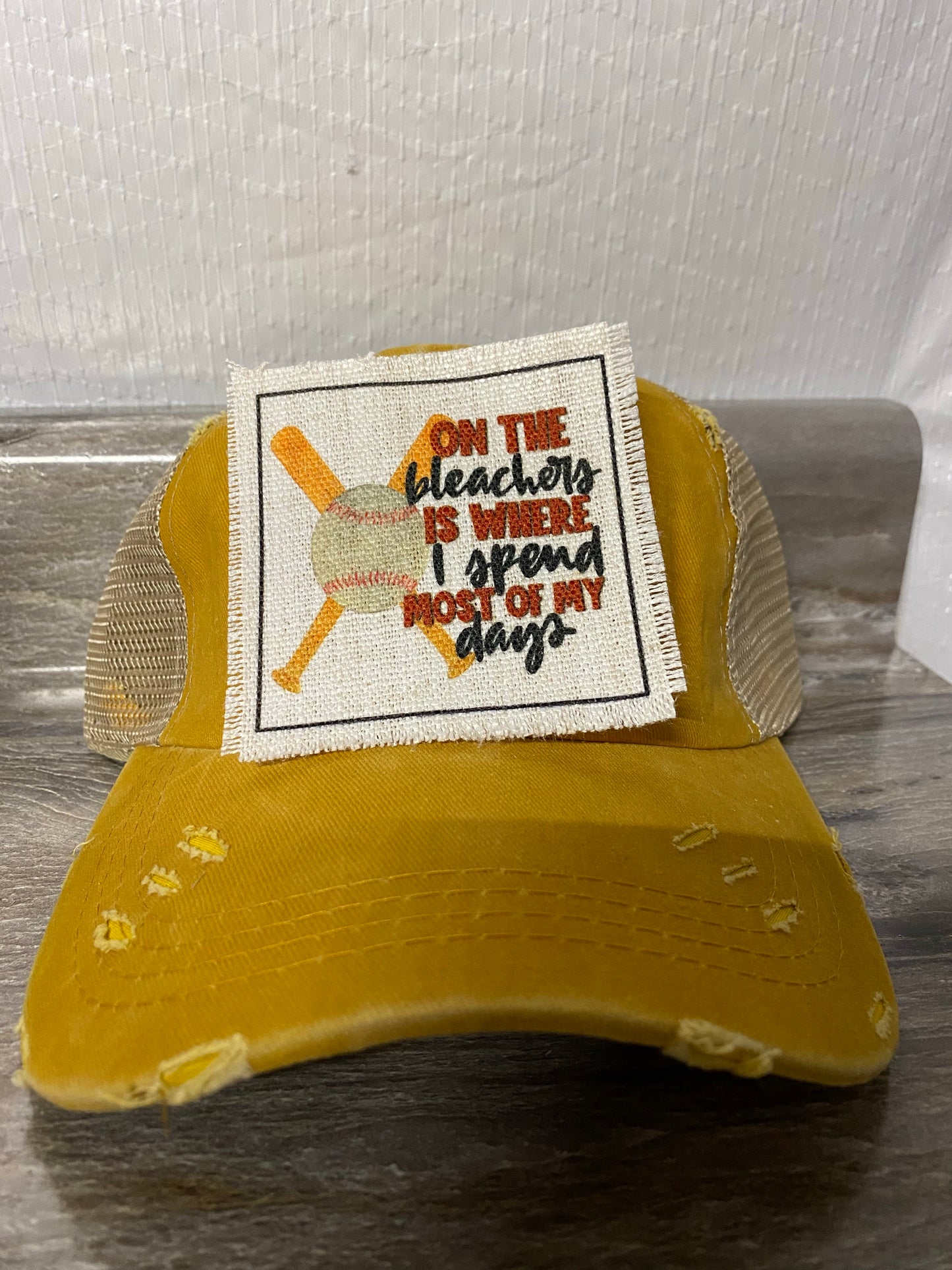On The Bleachers Hat Patch