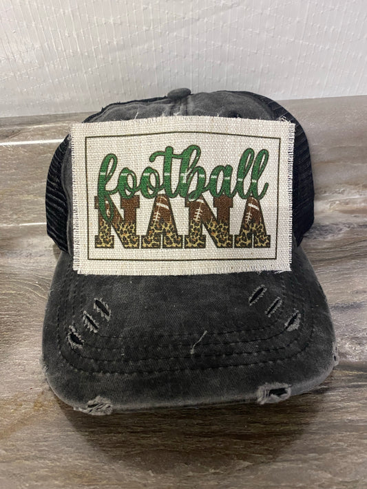 Football Nana Hat Patch