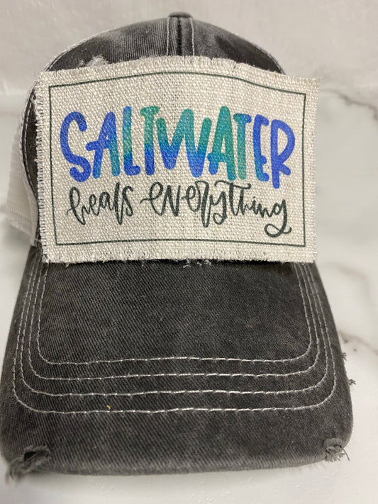 Saltwater Everything Hat Patch