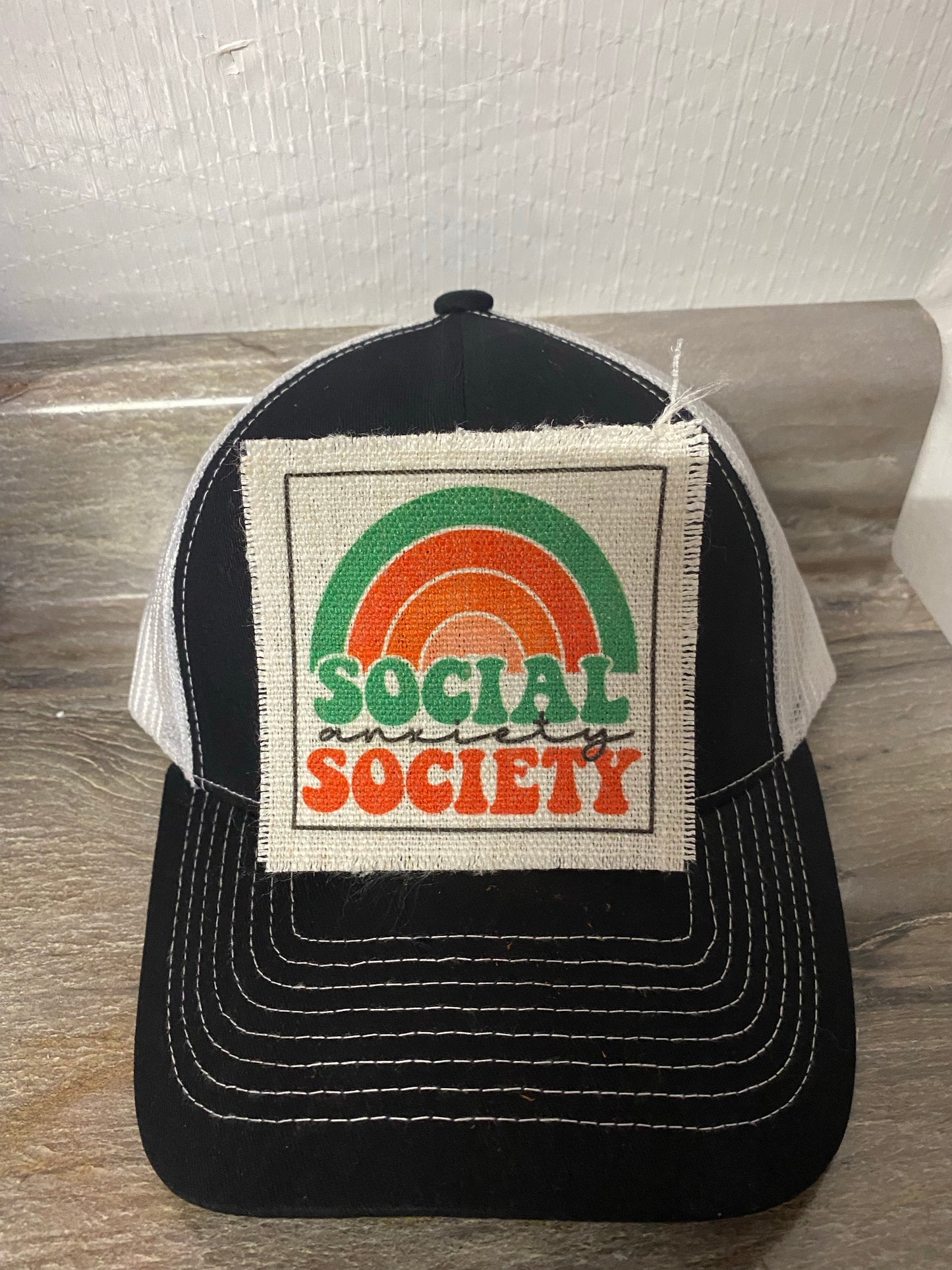 Social Anxiety Society Hat Patch