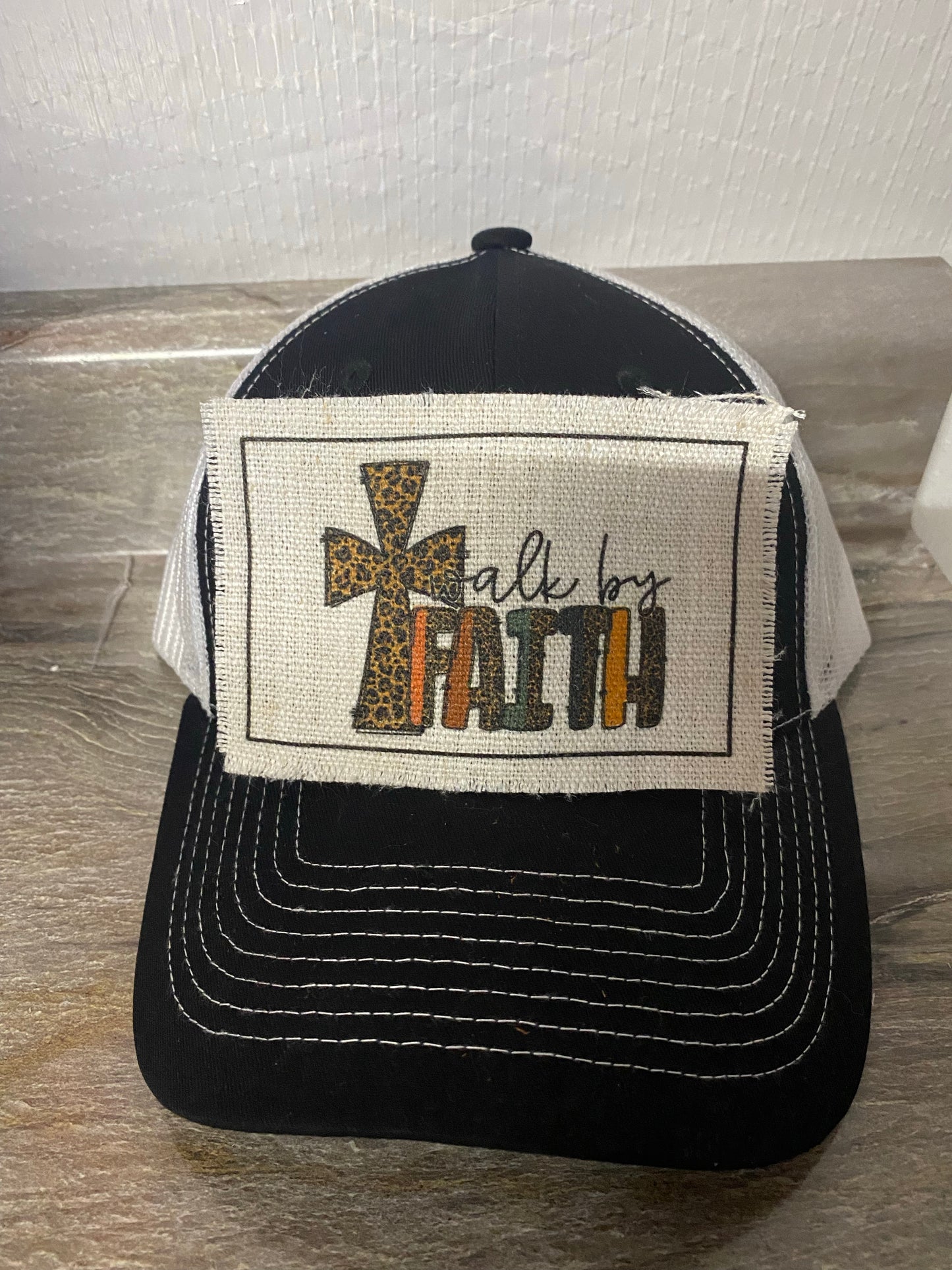 Walk By Faith Hat Patch