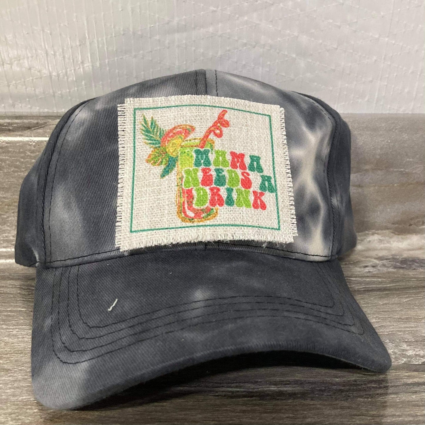 Mama Needs A Drink Hat Patch